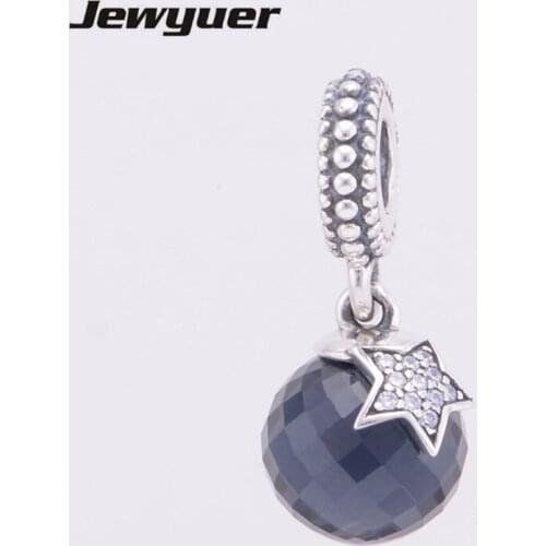 Fit bracelet Diy assessories silver Star charms 925 Sterling silver jewelry charms pendants for jewelry making wholesale DA106