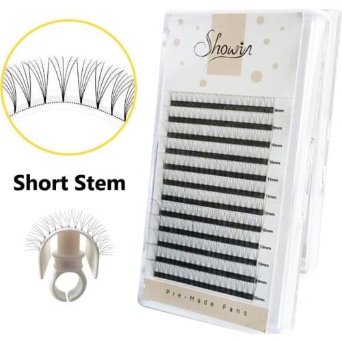 2 Case 0.1mm Eyelashes Premade Fans Lashes Mink Eyelashes For Extensions Faux Cils Makeup Soft Maquiagem Lash Natural Extension