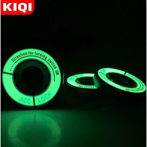 Luminous Glow Ignition Switch Decoration Key Ring Sticker Fit for Volkswage Vw Passat Bora POLO GOLF 6 Jetta MK5 MK6