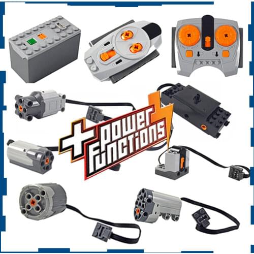Technical parts Motor multi power functions servo train motor 8293 8883 tool PF model sets building blocks Compatible All Brands