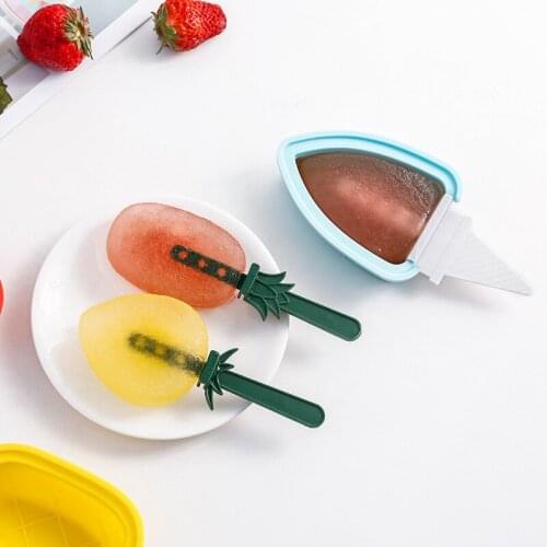 1pcs Creative Fruit Shape Ice Cream Mold DIY Homemade Popsicle Ice Cube Mold Household Popsicle Ice Cream Ice Cube Accessories