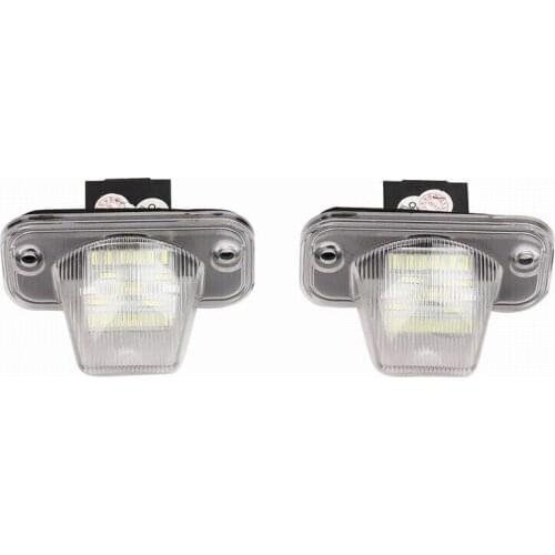 2x Error Free 18 SMD 400-420LM LED License Plate Light Number-plate Lamp Auto Turn Signal For VW Transporter T4 Passat 1990-2003