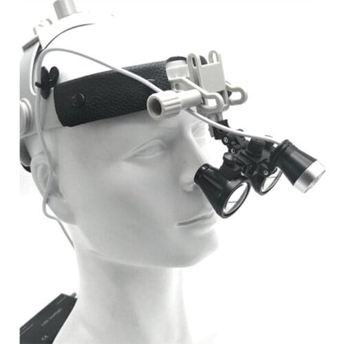 3W LED Medical Headlight+2.5/3.5X Binocular Magnifier Loupes Surgical Dental Headlamp Loupe Set