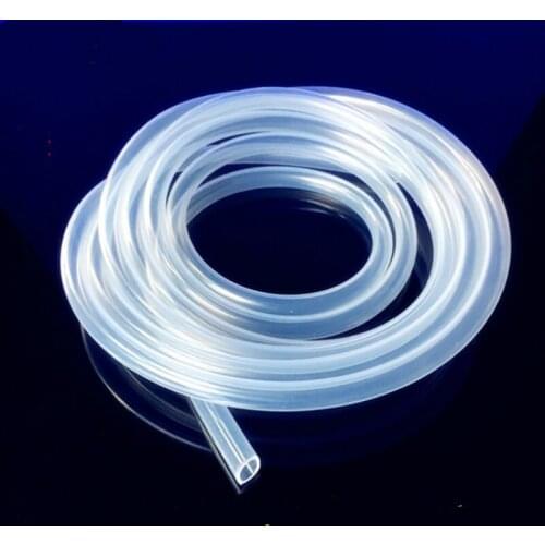 5m,8*11 mm Translucence Food Grade Medical Water dispenser Purifier Chemical Use FDA Silicone Rubber Flexible Tube / Hose / Pipe