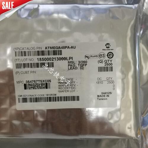 5/PCS NEW ATMEGA48PA-AU Atmega48pa TQFP-32 8-Bit Microcontroller IC Chip Brand New & Original