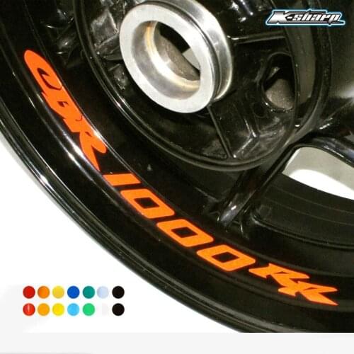8 X custon inner rim decals wheel reflective Stickers stripes FIT HONDA CBR 1000RR