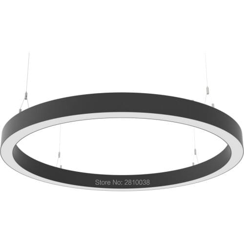2 X 1 Sets/Lot Circular shape aluminum led channel Round type U led aluminum profile for home pendant lights