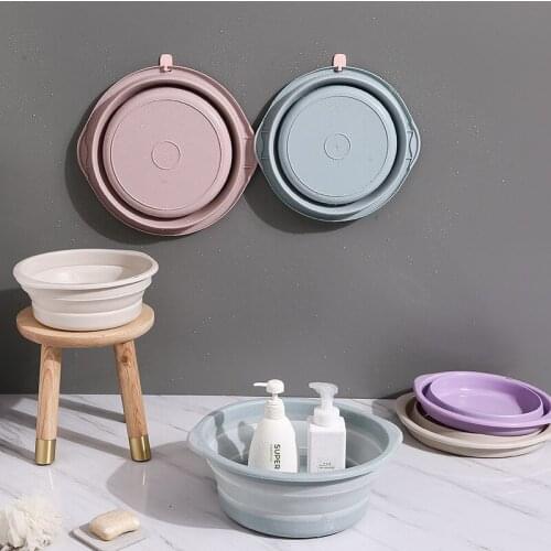 Household Folding Basin Outdoor Travel Portable Folding Basin Multi-Function Kitchen Sink