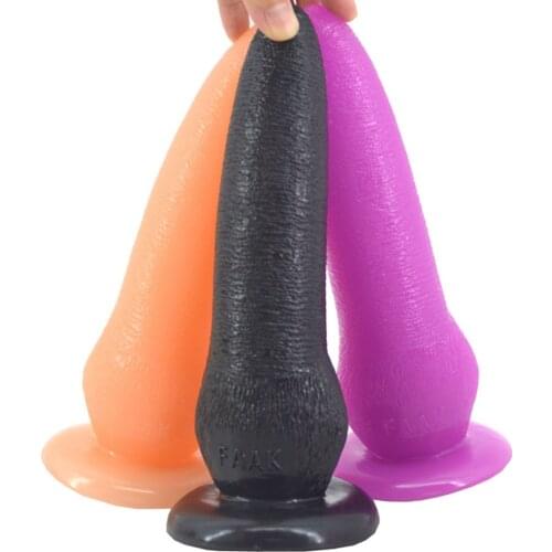 FAAK Super Huge Dildo Butt Plug Large Anal Plug Prostate Massage For Men Dildo Suction Cup Sex Toys For Women Gay Big Buttplug