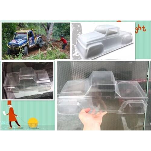 Wheel Base 300mm) 1/10 Scale RC Rock Cralwer Truck uncut and Unpainted Body May For Tamiya cc01 F350 Wrangler Jeep Axial RC8WD