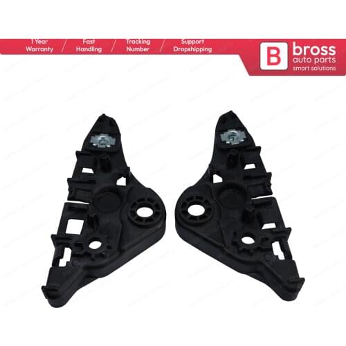 Bross BSP685 Bumper Connection Bracket Set Front 620940009R for Renault Fluence 2009-2017, Fluence Samsung SM3 2009-2017