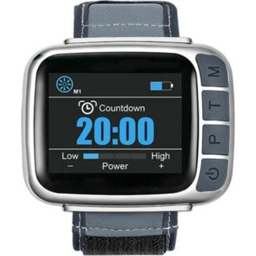 808nm Laser Therapy Watch Wrist Laser Diode LLLT Watch Laser Irradiator Low Frequency Diabete Hypertension Cholesterol Treatment