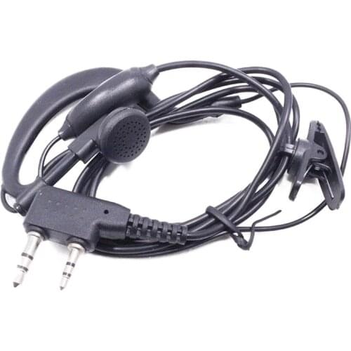 Baofeng ham radio 2pin K port earpiece ptt mic headset for handheld walkie talkie baofeng UV-5R UV-82 UV-S9 PLUS 2 way radio