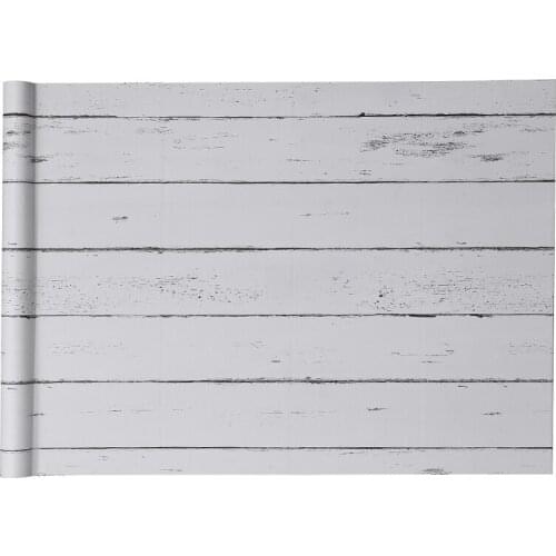 Wallpaper Waterproof PVC Self Adhesive Vinyl Wood Imitation Wood Grain Panel Wallpapers Roll For Living Room Kids Room Bedroom