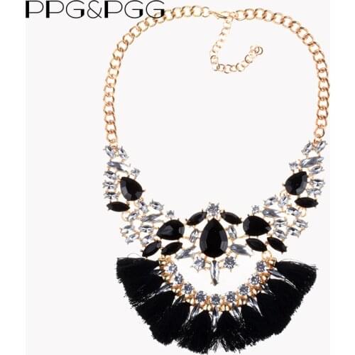 Tribal Tassel Big Bib Statement Chokers Necklaces Women Fashion Fringe Large Collar Boho Handmade Maxi Collier Necklace Jewelry