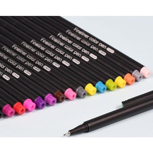 48 Gel Pen Colorful Neutral 0.4mm Permanent Fineliner Pens For School Office Pen Set Ink Pen Art Supplies