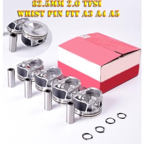 Engine Piston & Ring 82.5mm Set Fit For AUDI A3 TT VW Eos Passat CC Tiguan Jetta Golf 2.0T Wrist pin size 21mm 06H107065AM