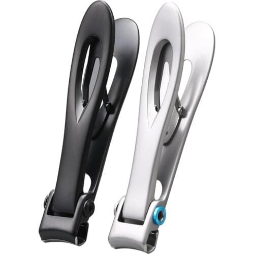 Professional Nail Clippers Stainless Steel Nail Scissors Wide Jaw Opening Manicure Fingernail Cutter Manicure Bail Scissors Tool