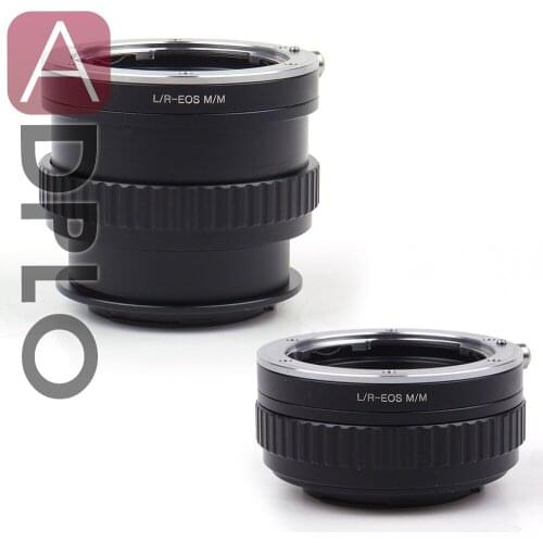 Adjustable Macro to Infinity Lens Adapter Suit For Leica R Lens to Suit for Canon EOS M Camera