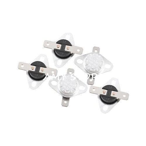 10PCS 100C/105C/110C/115C/120C/125C/130C/150C NO Normal Open Thermostat Temperature Thermal Switch KSD301 250V 10A