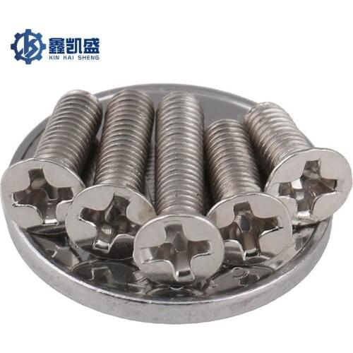 Screw M1.4 M1.7 M2 M2.3 M2.6 M3 M4 M5 M6 304 Stainless Steel Cross Recessed Countersunk Flat Head Tapping Screws Digital Screw