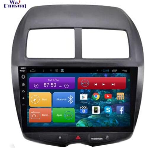 WANUSUAL 10.2" Quad Core 16G Android 6.0 GPS Navigation for Mitsubishi ASX 2010 2011 2012 2013 2014 2015 2016 2017 With BT WIFI
