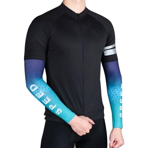 1Pair Cool Men Cycling Running UV Sun Protection Cuff Cover Protective Arm Sleeve Bike Sport Arm Warmers Sleeves