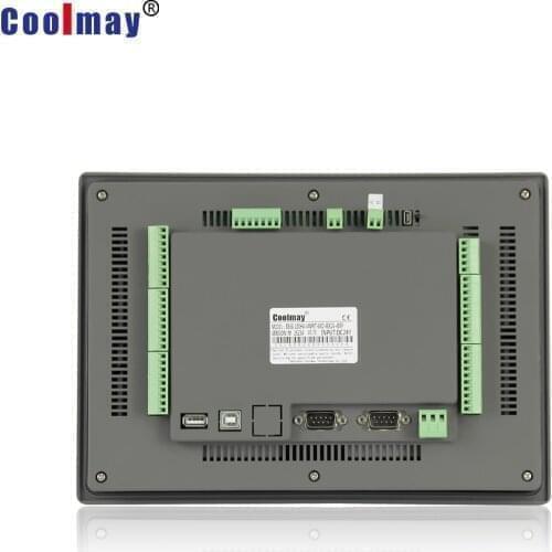 10 Inch Touch Screen HMI 12 Digital Relay Outputs Programmable Logic Controller Integrated