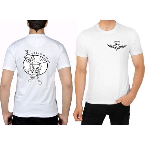 2019 Fashion Cool Men T-shirt army t shirt short sleeve white israel defense forces Oketz dogs unit