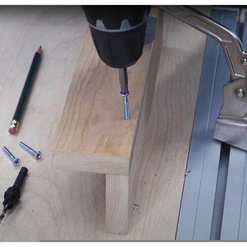 Accord 50PCS/SET M4.2 50MM Steel Zinc Plated Wood Screws Countersunk flat head tapping screws with cross recessed Philips Screw