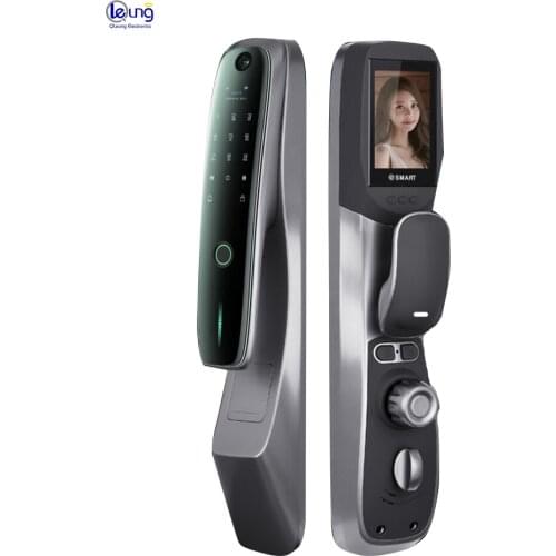 Automatic S918MAX Smart Camera Lock Wifi APP Fingerprint Lock With Peepeye Password Card Key Home Apartment