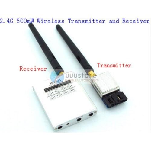 2.4G 500mW Video AV Audio Video Wireless Transmitter and Receiver 8CH Kits