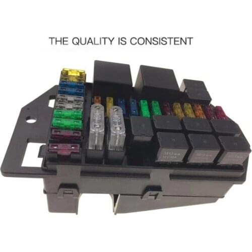 38 Way Blade Fuse Block with Fuse Box Holder and relay Damp-Proof Cover for Car Boat Marine Truck