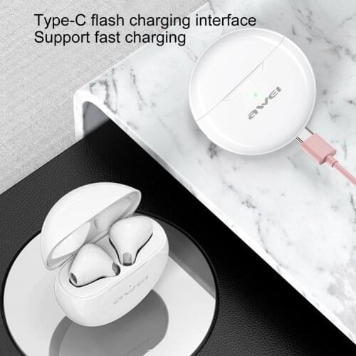 T17 Bluetooth Earphones Wireless Power Display Bluetooth 5.0 Voice Control Wireless In-ear Earbuds for Phone