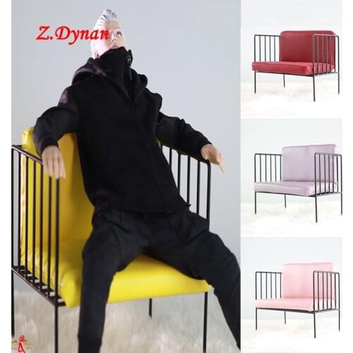 AGGToys AGG-09 1/6 Scale Scene Ornaments Nordic retro sofa Iron longue furniture model for 12" soldier Action Figure body Toys