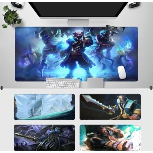 Wholesale Kunkka Dota 2 Gaming Mouse Pad Gamer Keyboard Maus Pad Desk Mouse Mat Game Accessories For Overwatch