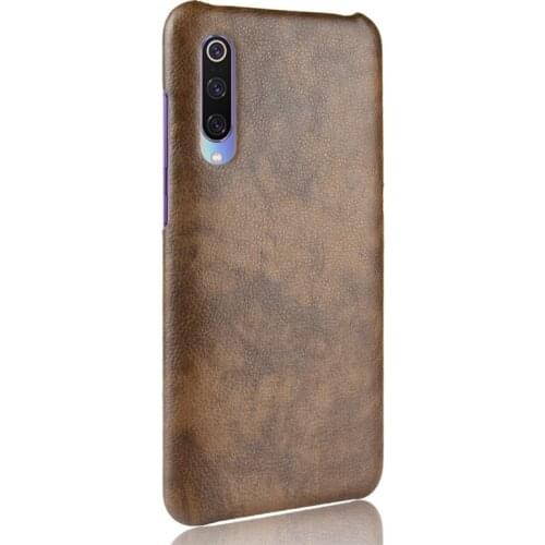 Mi9 Leather Case for Xiaomi Mi 9 8 SE Pro Lite Case Hard Matte Back Cover Coque Bumper for Xiaomi MI 9 8 Funda Caphina Shell