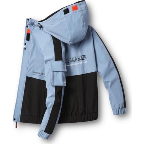 Coat Men Spring 2021 New Trend Of Casual Korean Version To Overcome The Trend Of Hooded Work Jacket Fashion Color Men Coat