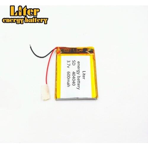 10pcs [SD] 3.7V,600mAH,[404040] Polymer lithium ion / Li-ion battery for TOY,POWER BANK,GPS,mp3,mp4,cell phone,speaker
