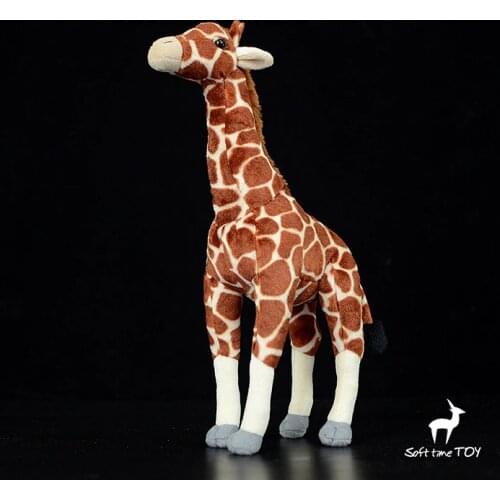 Cute Giraffe Doll Africa Wildlife Plush Toys Animal Simulation Toy Children Birthday Gifts Decoration