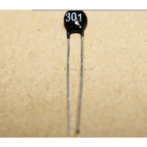 NEW 10PCS NTC thermistor MF11-301(300R) Black round head 5 mm minus temperature