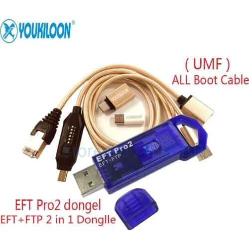 2020 NEW Original EFT Pro2 Dongle / EFT+FTP 2 IN 1 DONGLE + (UMF) ALL BOOT CABLE + FTP Unlimited download