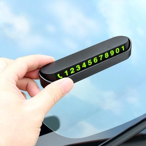 Car Parking Card Phone Number Card Plate Hidden Switch For Great Wall Haval Hover H3 H5 H6 H7 H9 H8 H2 M4 Geely borui Coolray