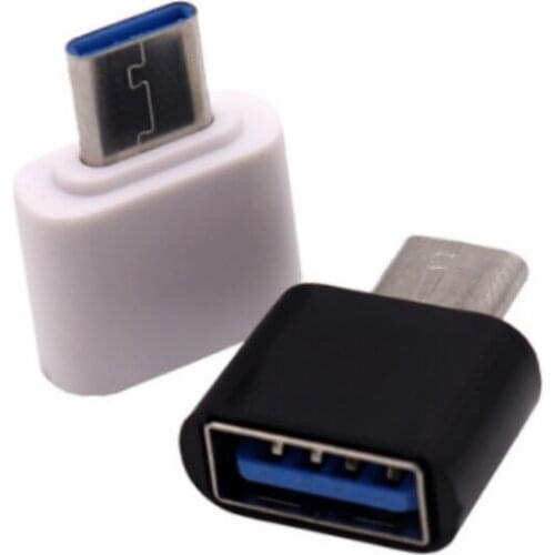 2 PCS USB 2.0 Type-C to Type-C USB 3.1 OTG connector adapter for Samsung Huawei mobile phone converter