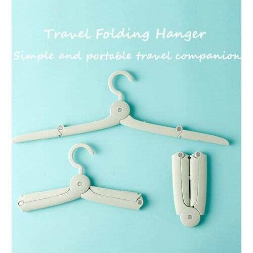 Portable Butterfly Folding Hanger Portable Travel Clothes Hanging Travel Multi-function Clothes Retractable Storage Hanger