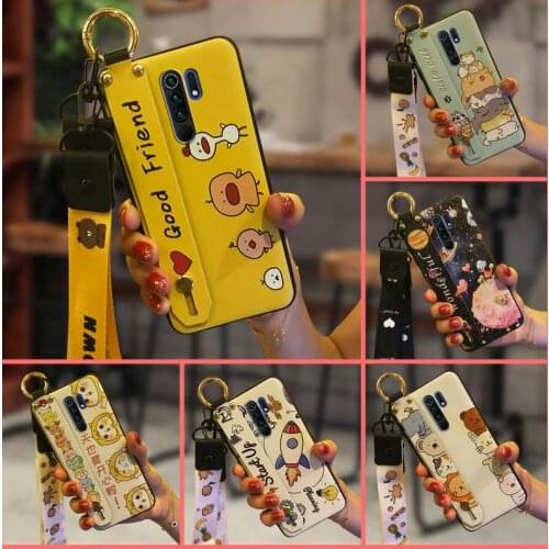 Anti-knock Shockproof Phone Case For Xiaomi Redmi 9/Redmi 9 Prime Soft Silicone Cover Phone Holder Dirt-resistant