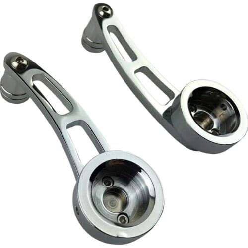 Manual Window Crank Handle Trim Cover Dark Gray Kit Pair of 2 for Ford for Chrysler