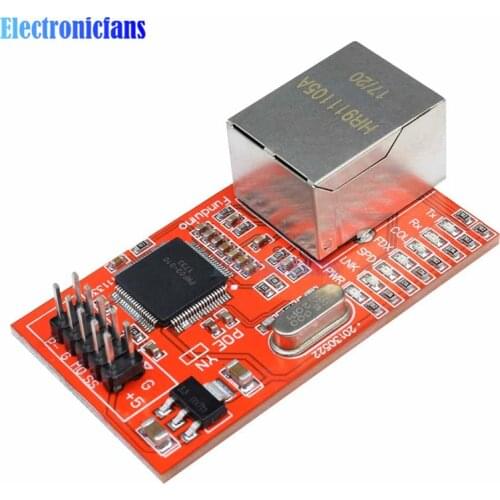 Mini W5100 LAN Ethernet Shield Network Board Module R3 W5100 3.3V Compatible For Arduino Ethernet UNO Mega 2560