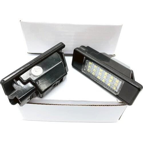 License Plate Light For Peugeot 3008 508 307 106 407 1007 607 508 406 207 308 406 for CITROEN C2 C3 C4 C5 C6 C8 DS3