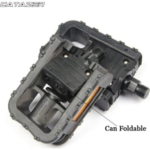 Bike Pedals Universal Plastic Mountain Road Bicycle Foldable Cycling Non-slip Cleats Durable Mtb Pedal Cleat Bicycle Pedal